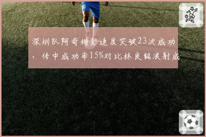 深圳队阿奇姆彭速度突破23次成功，传中成功率15%对比林良铭浪射成瘾边路黑洞